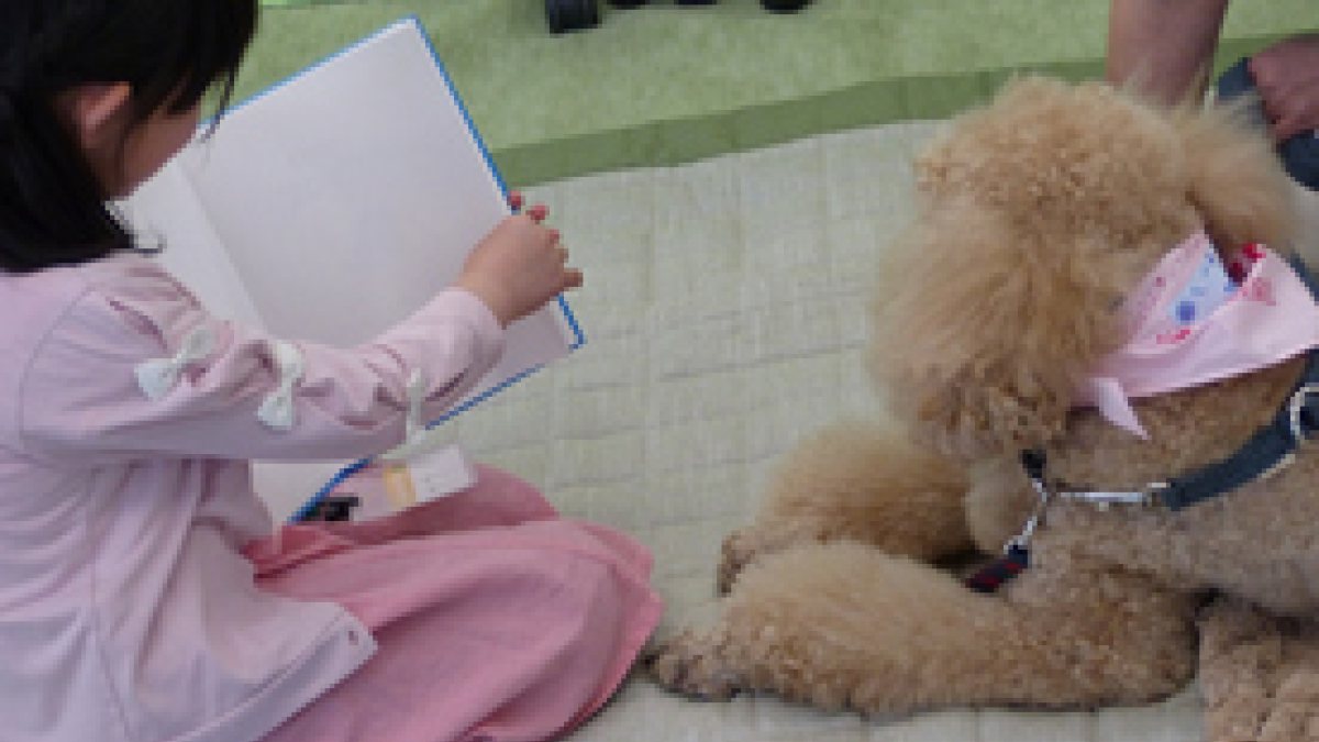 おおたかの森こども図書館 わんわん読書会 春の回